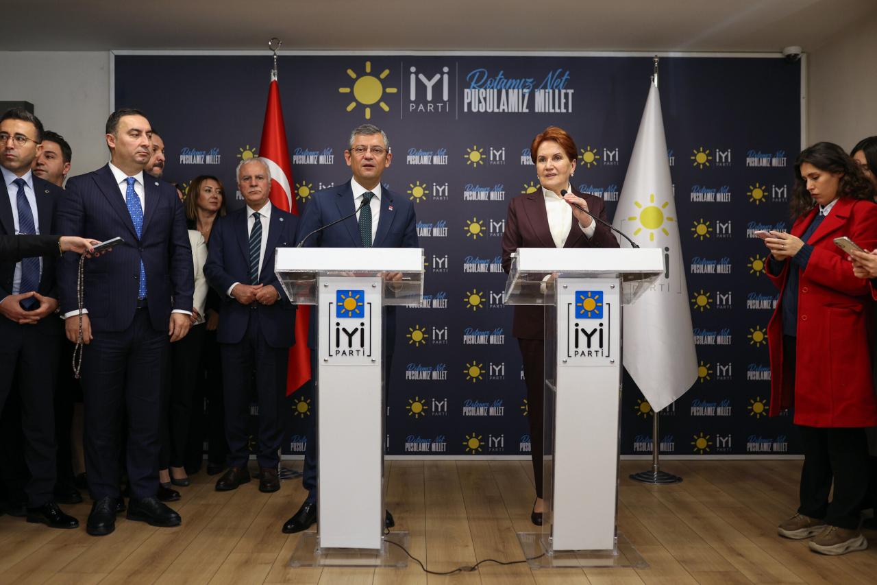 CHP Genel Başkanı Özgür Özel ve İYİ Parti Genel Başkanı Meral Akşener'in Ortak Basın Açıklaması (30 Kasım 2023)