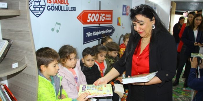 Kartallı Minikler ‘Kütüphane Okuluma Geldi’ Projesiyle Kitapların Büyülü Dünyasına Adım Attı