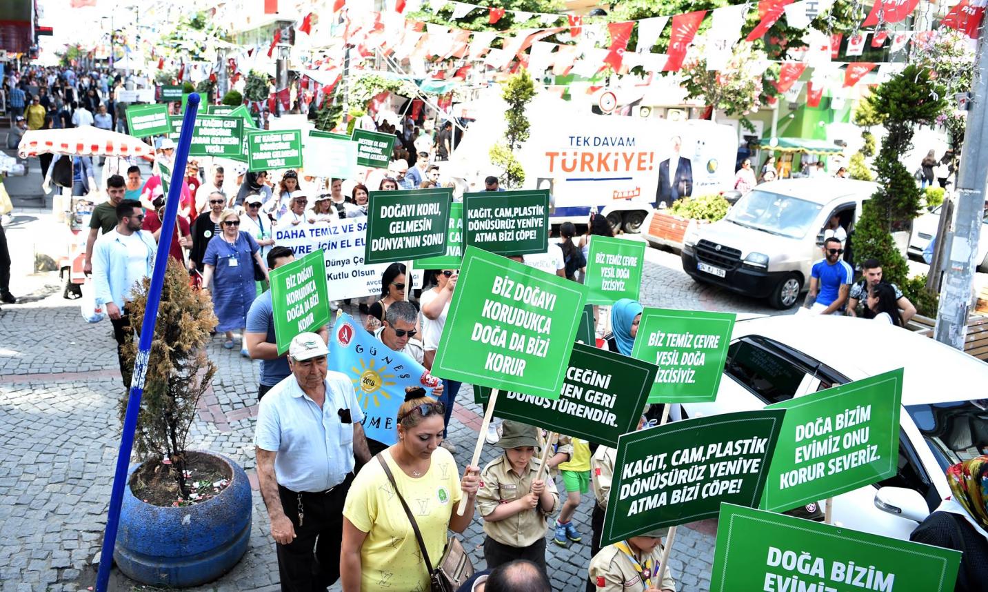 Çevrecilerden Anlamlı Yürüyüş