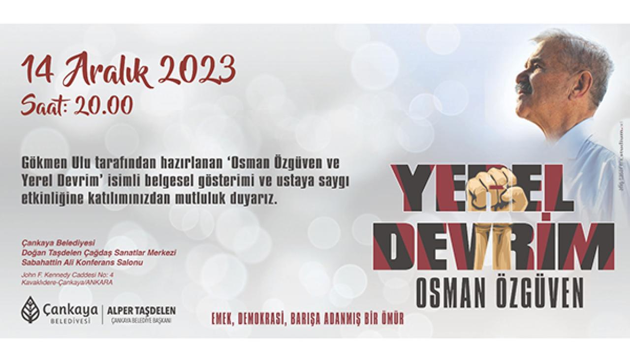 Çankaya’da “Yerel Devrim”