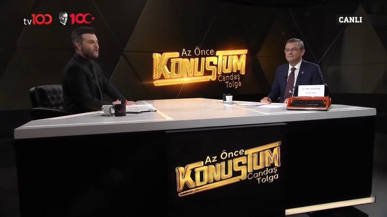 CHP Genel Başkanı Özgür Özel, TV100’de “Candaş Tolga Işık ile Az Önce Konuştum” Programına Katıldı (12 Aralık 2023)