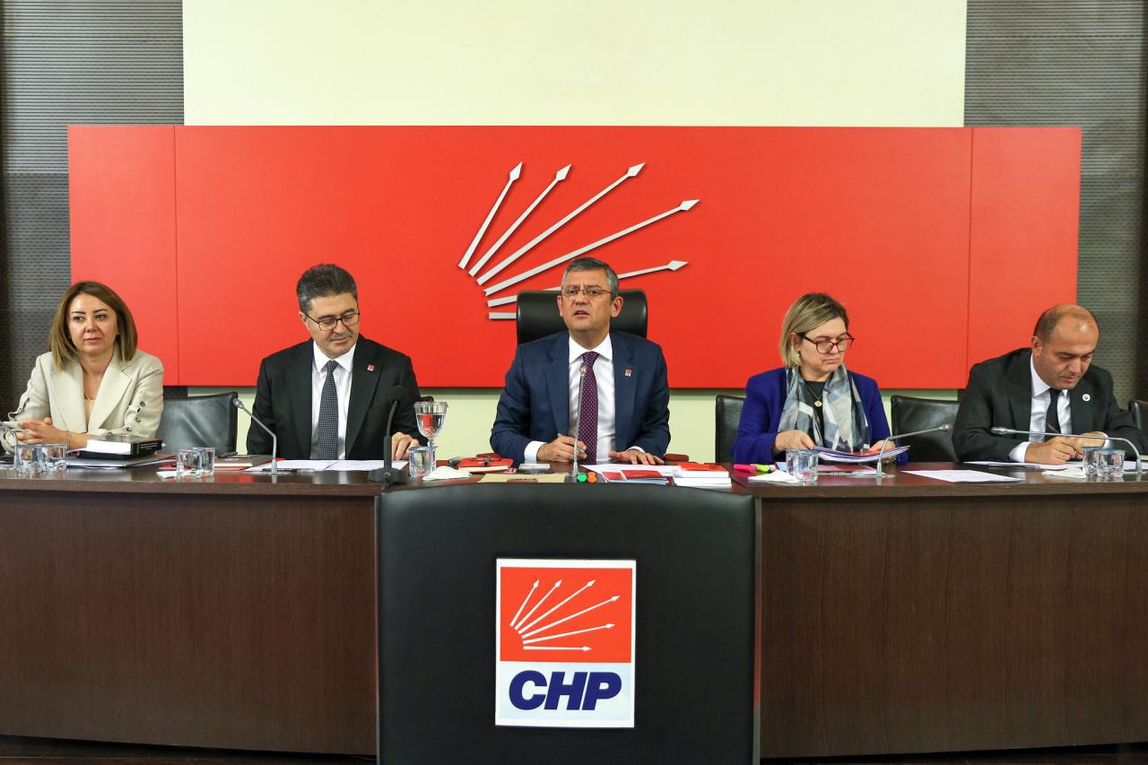 CHP Lideri Özgür Özel, Parti Meclisi Toplantısına Başkanlık Etti