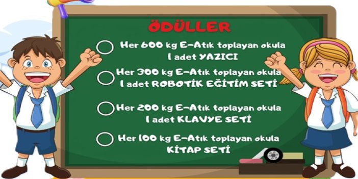 Kartal’da Elektronik Atık ve Atık Pil Toplayan Site, Muhtarlık ve Okullar Kazanıyor