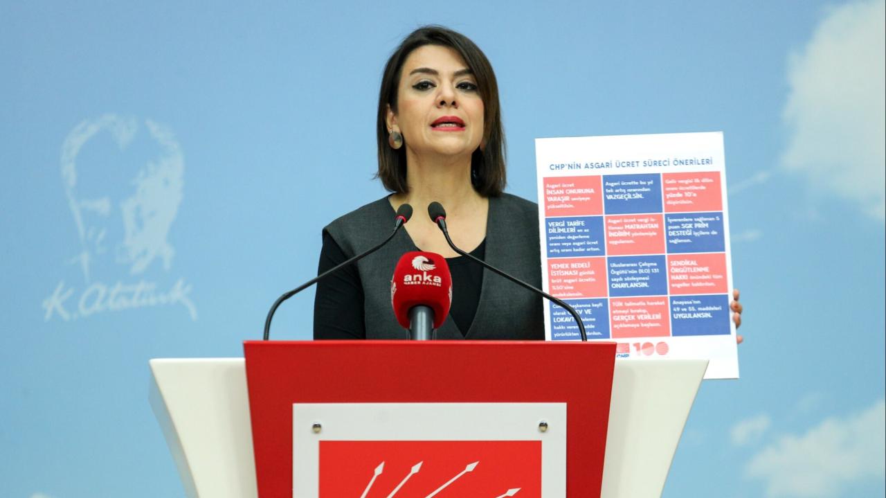 Gamze Taşcıer, CHP’nin Asgari Ücret Tespit Süreciyle İlgili Önerilerini 12 Maddede Anlattı