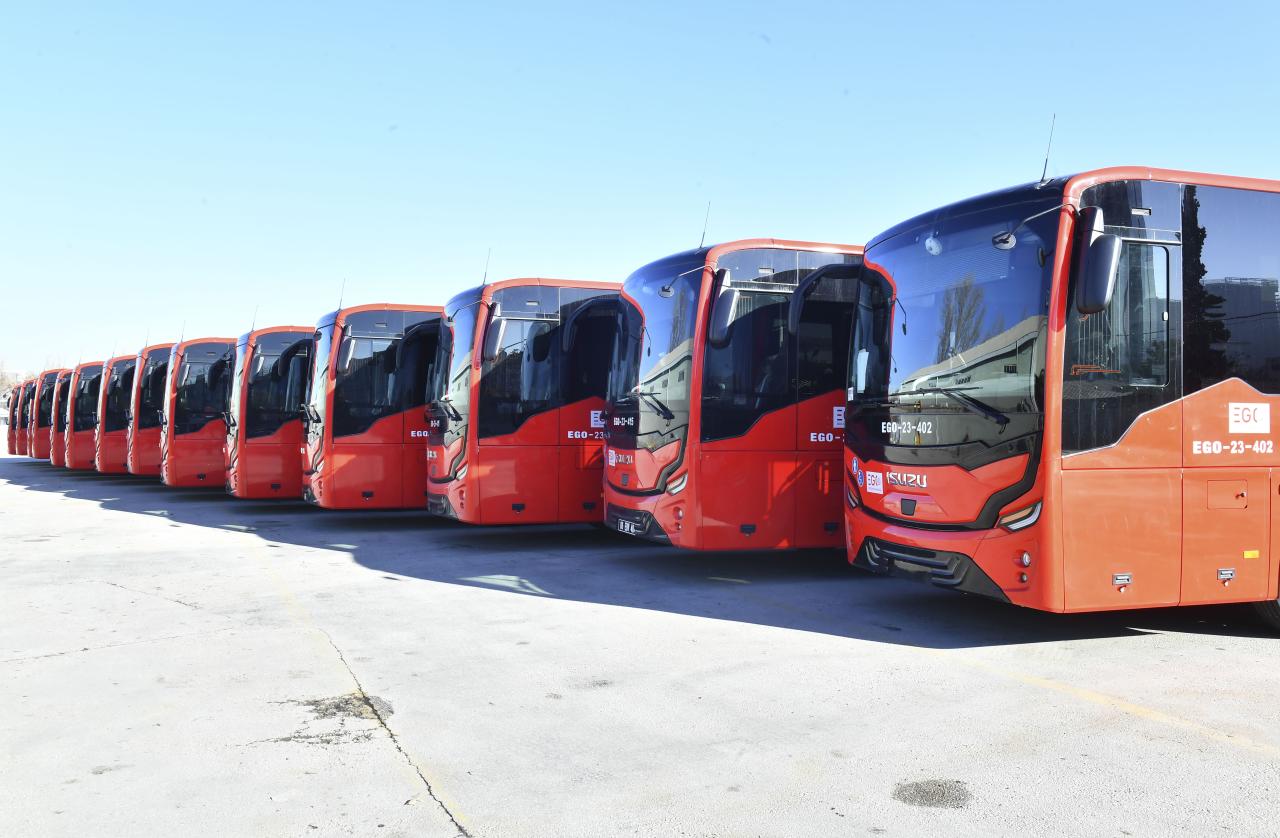 ANKARA BÜYÜKŞEHİRDEN ESENBOĞA’YA BAGAJ TASARIMLI YENİ EGO OTOBÜSLERİ