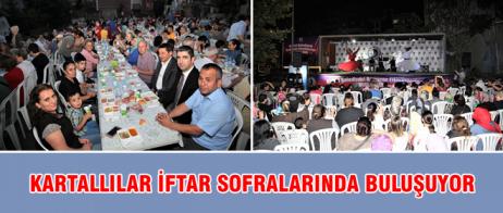 KARTALLILAR İFTAR SOFRALARINDA BULUŞUYOR