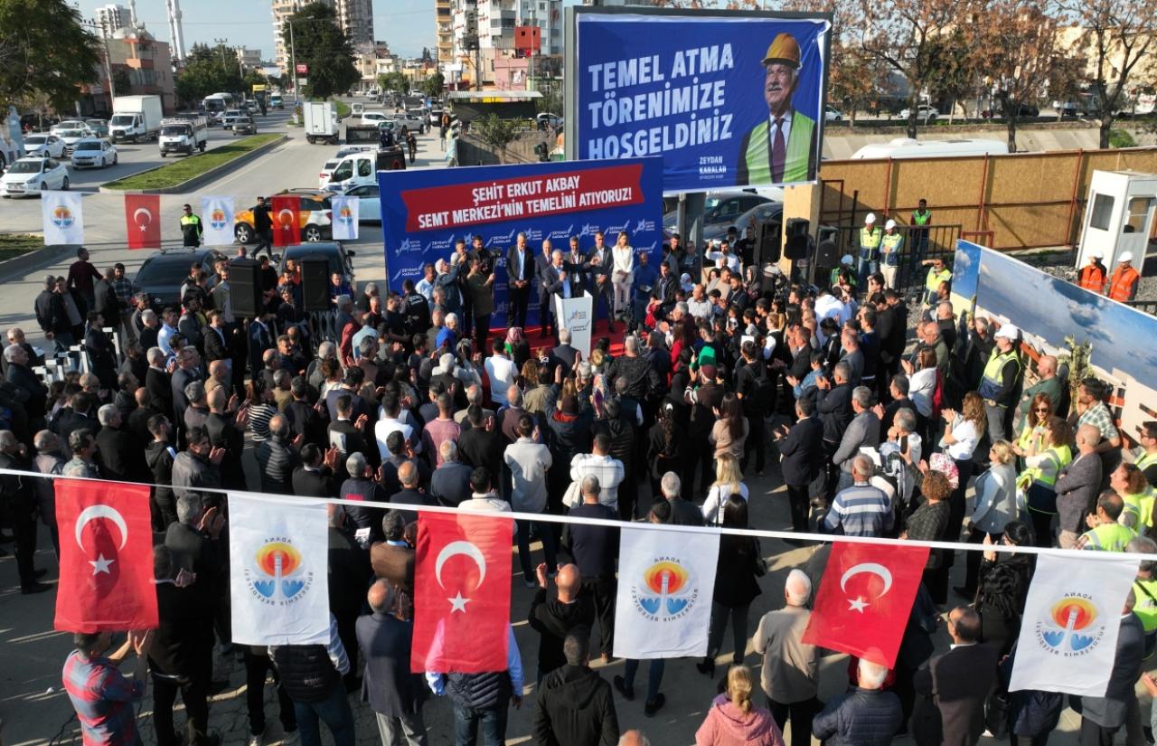 Şehit Erkut Akbay Semt Merkezi’nin Temeli Atıldı