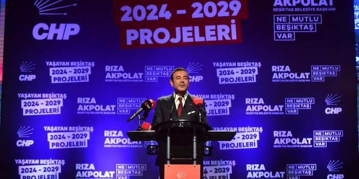 BEŞİKTAŞ BELEDİYE BAŞKANI RIZA AKPOLAT PROJE TANITIM TOPLANTISI  DÜZENLEDİ