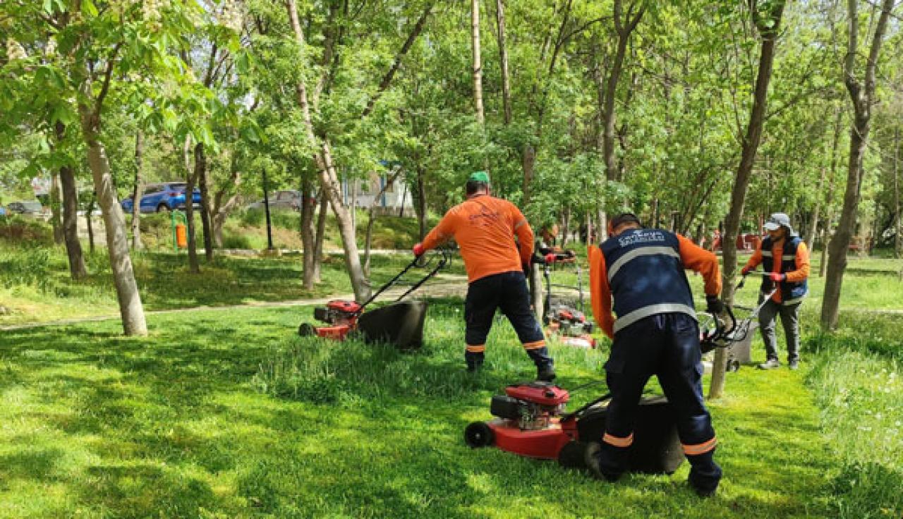 Çankaya’da Parklar Yaza Hazırlanıyor