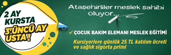 ATAŞEHİRLİLER MESLEK SAHİBİ OLUYOR