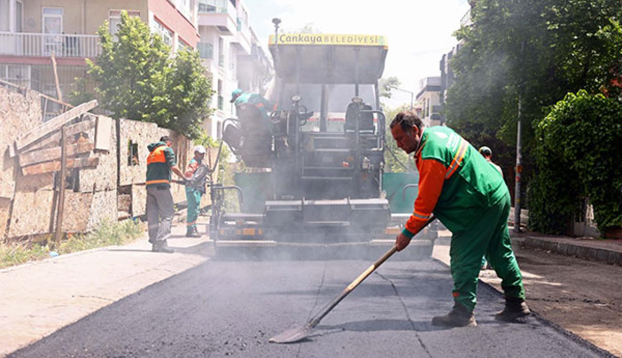 Çankaya’dan Asfalt Sezonuna Hızlı Giriş