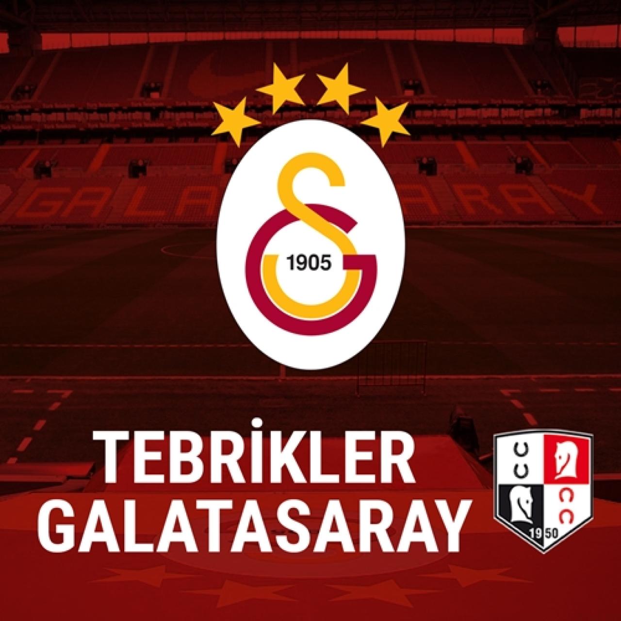 Şampiyon Galatasaray’ı kutlarız