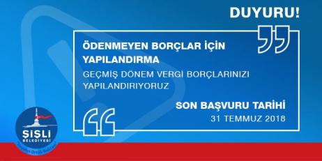 Ödenmeyen Borçlar İçin Yapılandırma