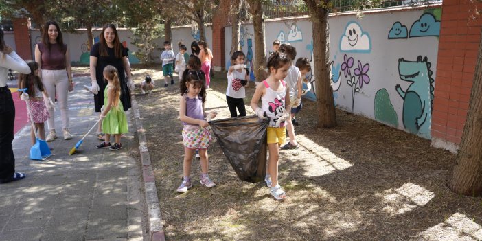 Kreş Öğrencilerinden 5 Haziran Dünya Çevre Gününde Anlamlı Etkinlik