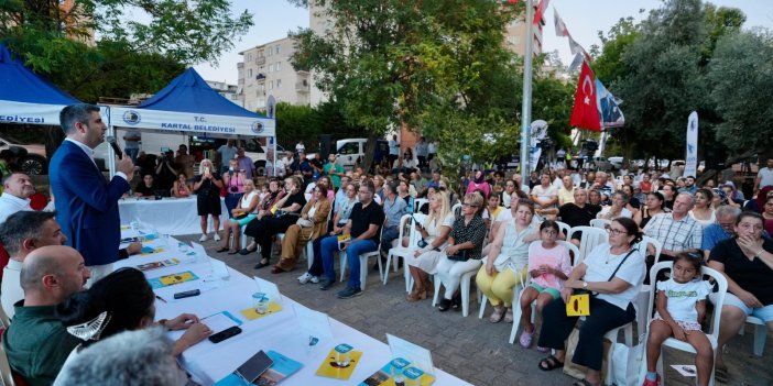 KARTAL BELEDİYESİ, 'MAHALLEMİ DİNLİYORUM BULUŞMASI’NIN 4’ÜNCÜSÜ ÇAVUŞOĞLU’NDA YAPTI