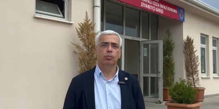 DP'Lİ SALİH UZUN, DİLRUBA KAYSERİLİOĞLU'NU CEZAEVİNDE ZİYARET ETTİ