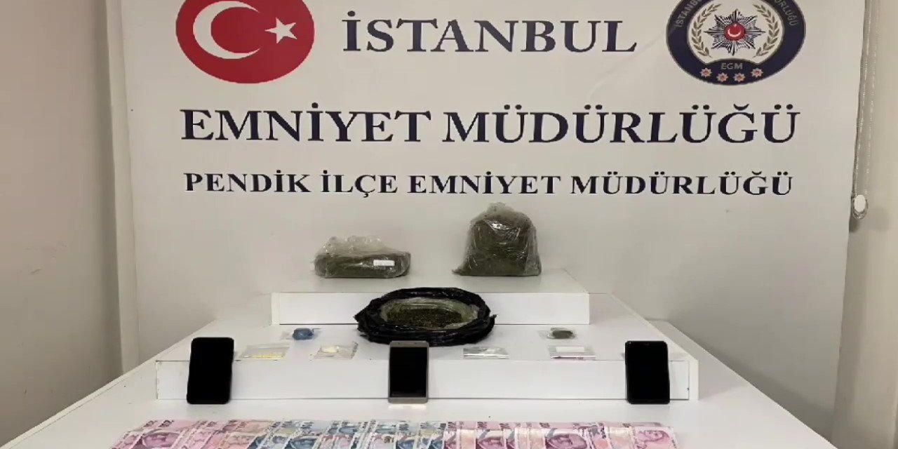 PENDİK’TE UYUŞTURUCU BASKINI: 2 KİLO UYUŞTURUCU ELE GEÇİRİLDİ