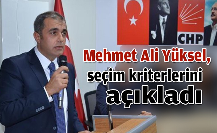 Mehmet Ali Yüksel, “ Yerel seçimde tavrım ve duruşum olacaktır”