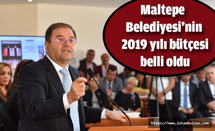 Maltepe Belediyesi’nin 2019 yılı bütçesi belli oldu