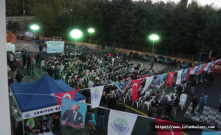 Sarıyer'de imar toplantılarına yoğun katılım