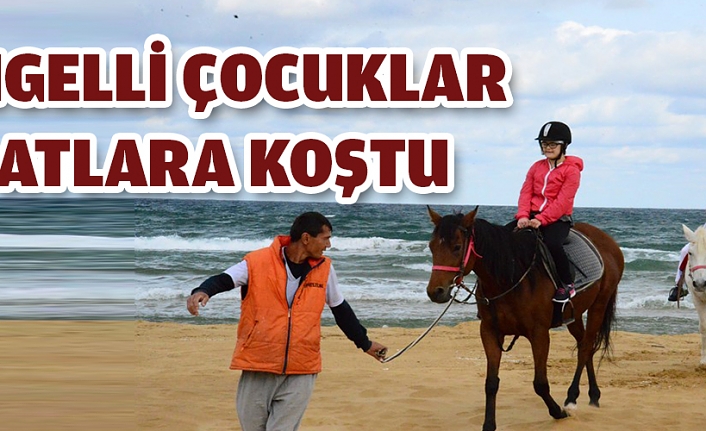 Sarıyerli özel çocuklar atlara koştu