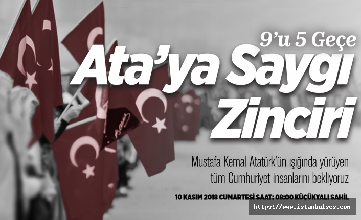 Atatürk, Maltepe'de, Saygı Zinciri Ve Dalışıyla Anılacak