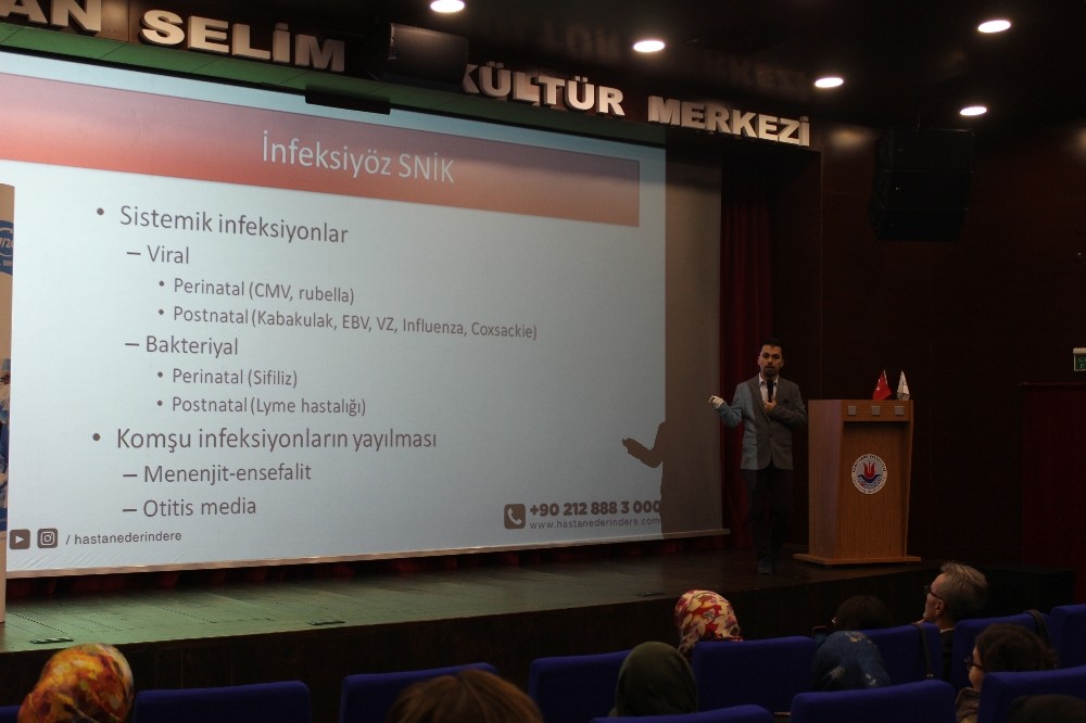 Kağıthane'de, Çocuklarda işitme kaybı ve horlama semineri