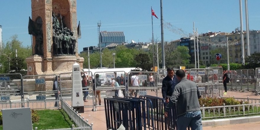 Taksim’de 1 Mayıs önlemleri