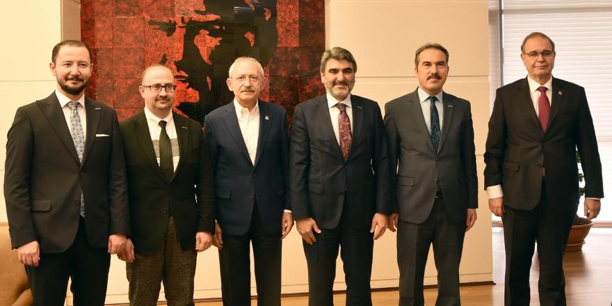 CHP GENEL BAŞKANI KEMAL KILIÇDAROĞLU, MÜSİAD HEYETİNİ KABUL ETTİ