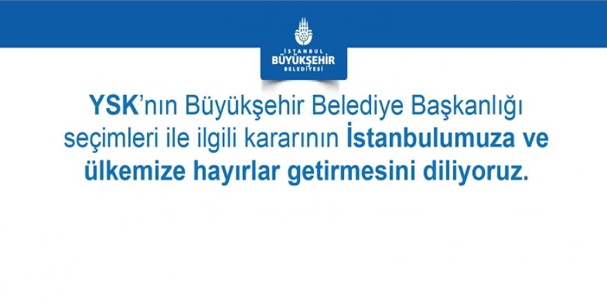 YSK, İSTANBUL SEÇİMLERİNİN YENİLENMESİNE KARAR VERDİ