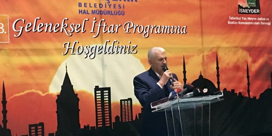 Binali Yıldırım, halcilerle iftar yaptı