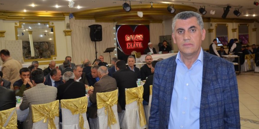 Dernek başkanı, Özcan Aslan iftar programı düzenledi