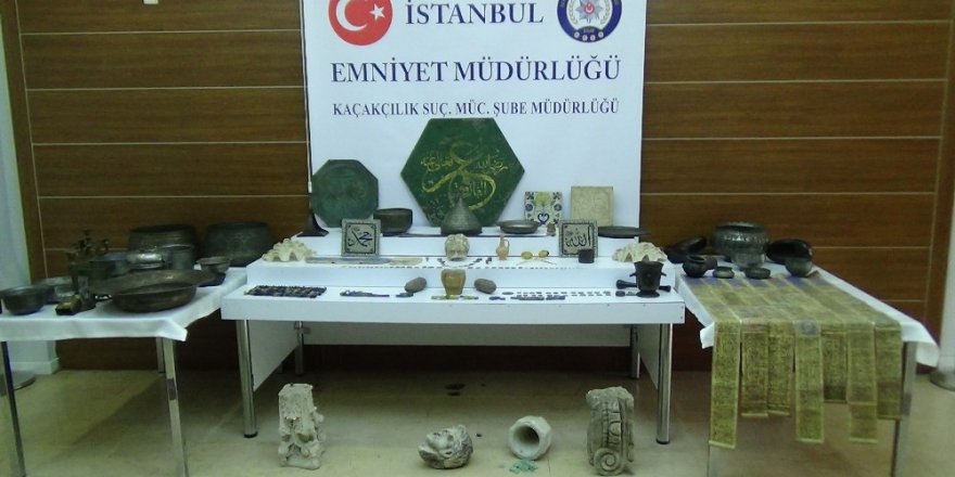 İstanbul’da tarihi eser kaçakçılığı operasyonları: 7 gözaltı