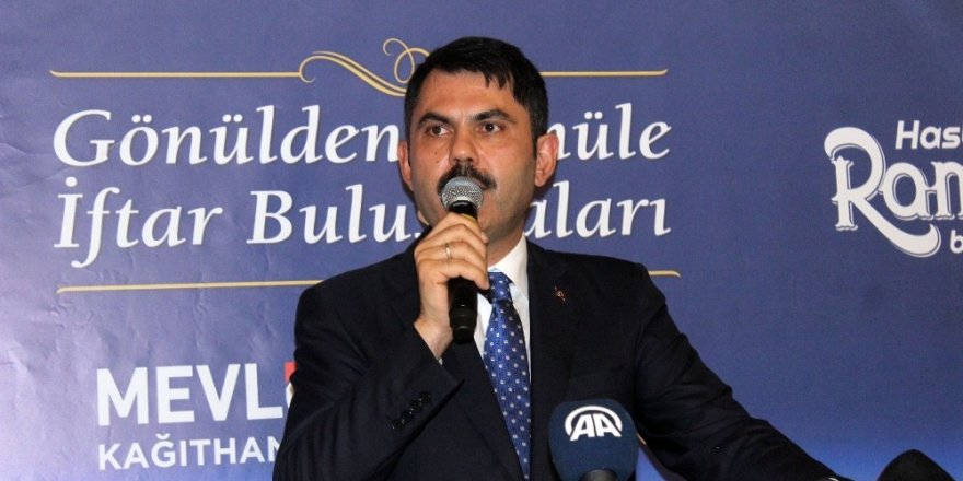 Bakan Kurum: “Kağıthane’de bu sene içerisinde de inşaat sürecini başlatacağız”