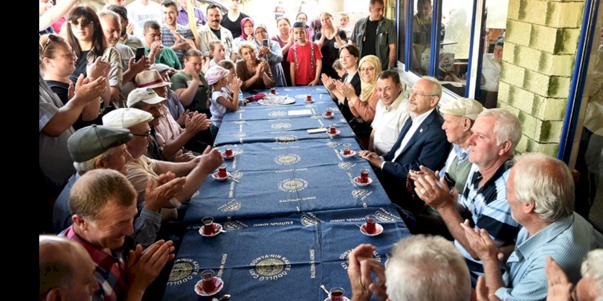 CHP GENEL BAŞKANI KEMAL KILIÇDAROĞLU, İSTANBUL ÇATALCA'DA KÖY ZİYARETLERİNDE BULUNDU