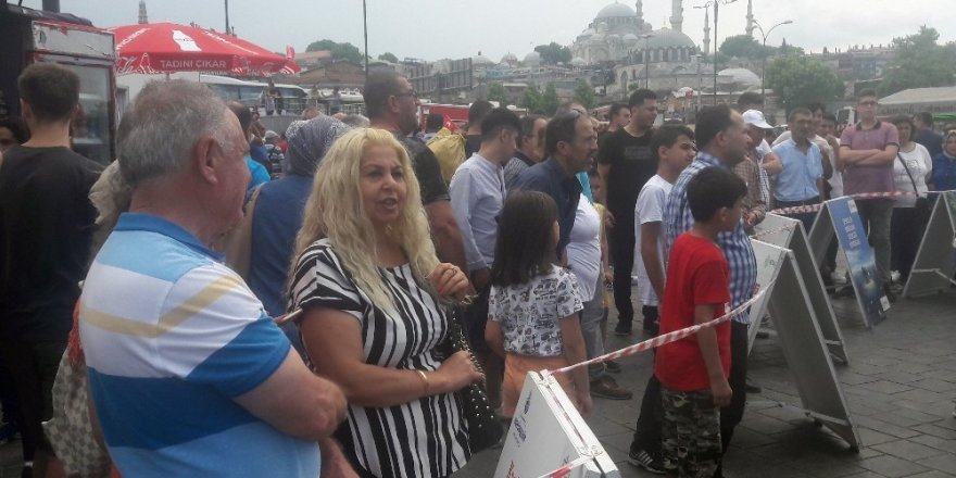 “Sıfır Atık Mavi” seferberliği Eminönü’nde başladı