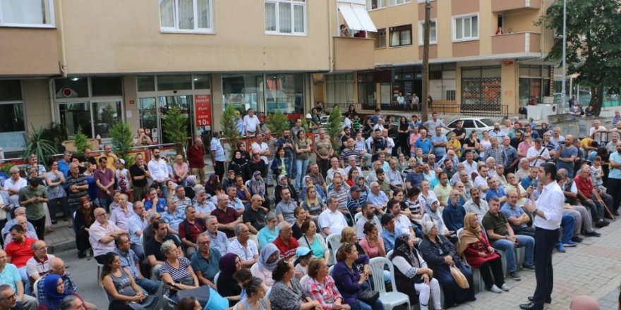 Başkan Gökhan Yüksel, Orhantepe Mahallesi’ndeki kentsel dönüşüm süreci hakkında bilgi verdi