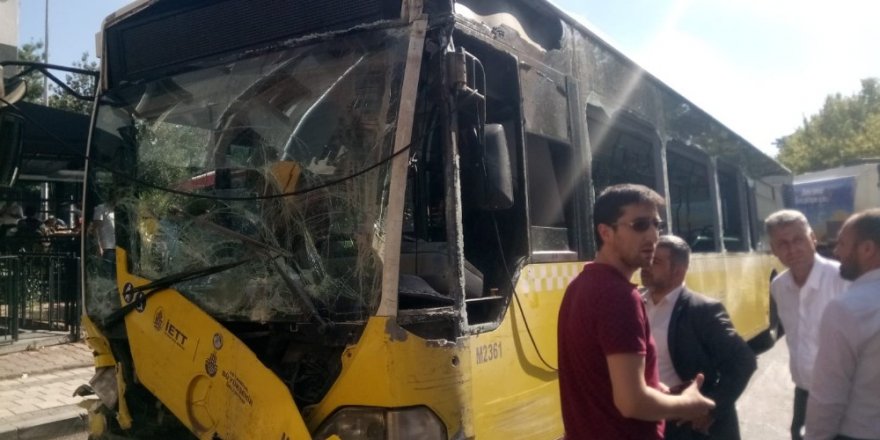 SANCAKTEPE’DE FRENİ PATLAYAN İETT OTOBÜSÜ DEHŞET SAÇTI: 1 ÖLÜ, 3 YARALI