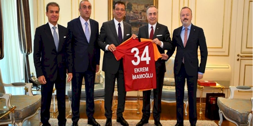 GALATASARAY YÖNETİMİNDEN İMAMOĞLU'NA TEBRİK ZİYARETİ