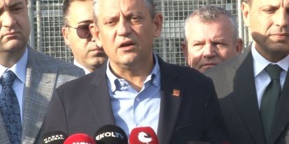 CHP GENEL BAŞKANI ÖZEL: "AHMET ÖZER İÇİN 50 GÜNDÜR İDDİANAME YAZAMIYORLAR”