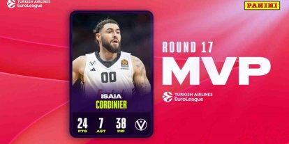 THY EUROLEAGUE’DE 17. HAFTANIN MVP’Sİ ISAİA CORDİNİER OLDU