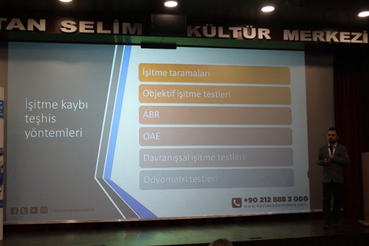 Kağıthane'de, Çocuklarda işitme kaybı ve horlama semineri