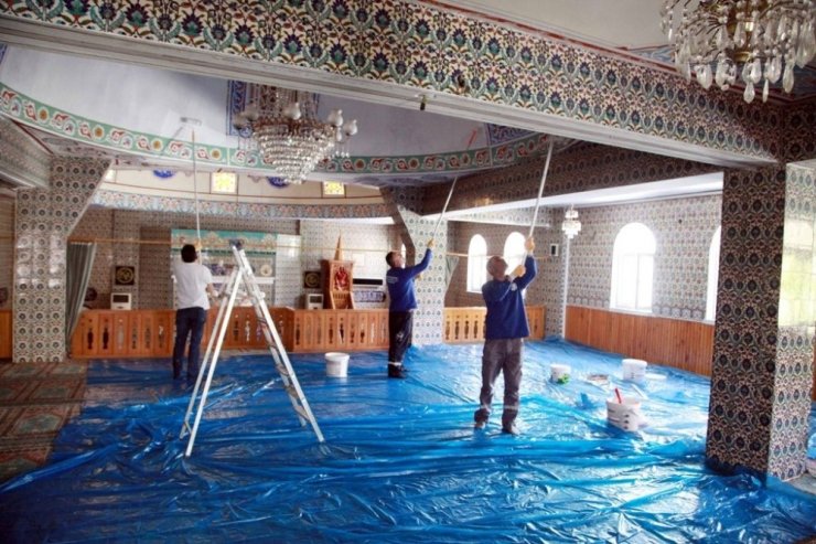 Çırçır Camii’nde onarım çalışmaları devam ediyor