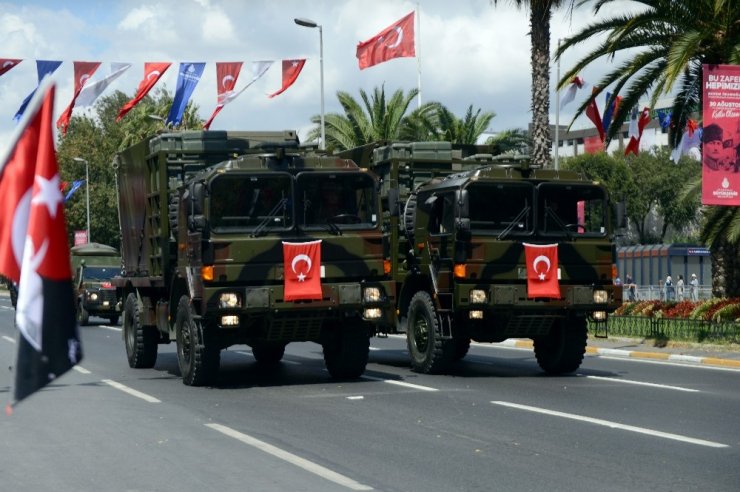 Vatan Caddesi’nde 30 Ağustos Zafer Bayramı coşkusu yaşandı