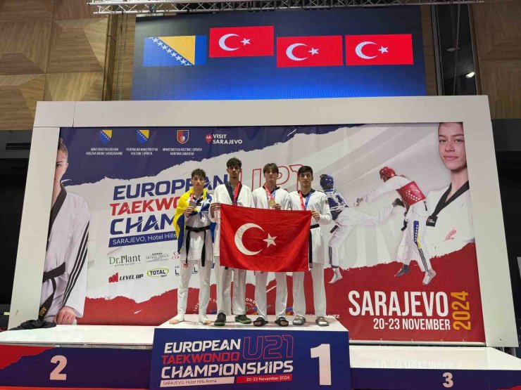 TÜRKİYE, AVRUPA ÜMİTLER TAEKWONDO ŞAMPİYONU