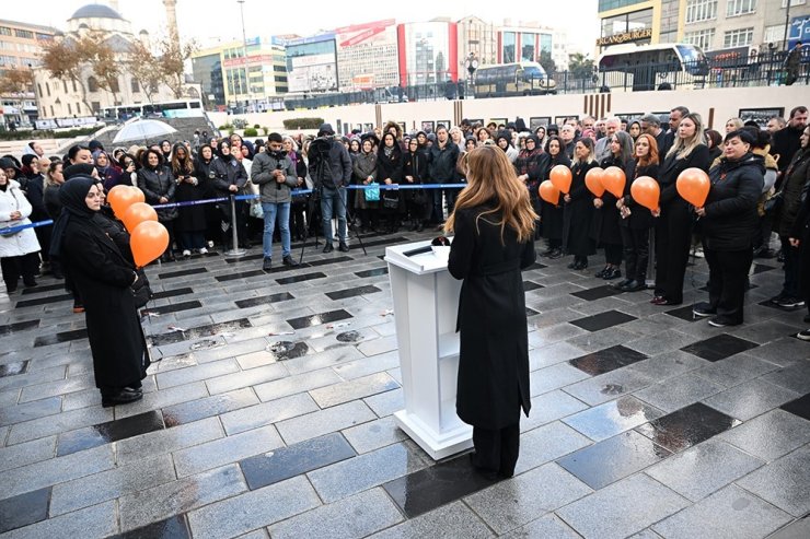 GAZİOSMANPAŞA’DA “KADINA ŞİDDETE KARŞI” MÜCADELE ÇAĞRISI