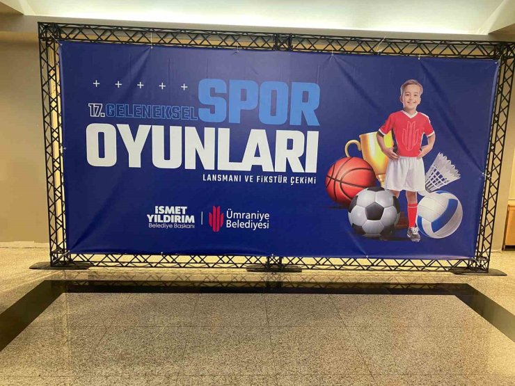 ÜMRANİYE’DE 17. GELENEKSEL SPOR OYUNLARI’NIN LANSMANI YAPILDI