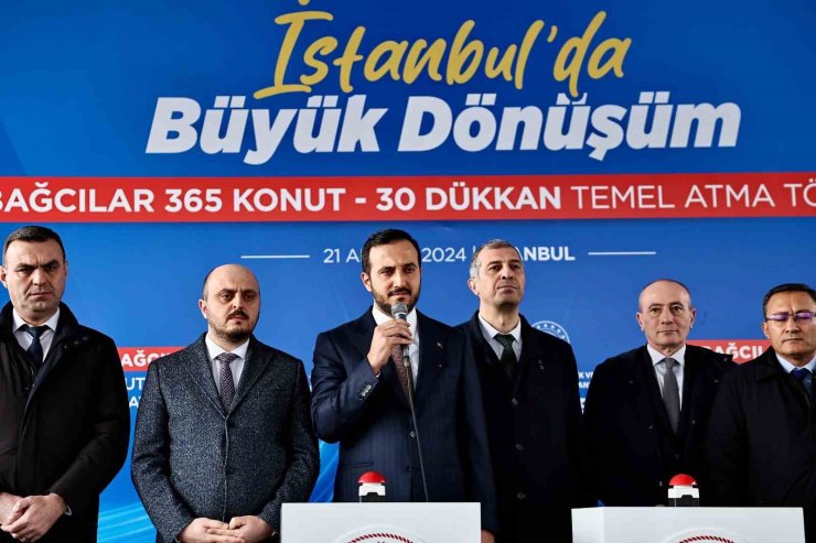 BAĞCILAR’DA KENTSEL DÖNÜŞÜM KAPSAMINDA YIKILAN ECE SİTESİ’NİN TEMELİ ATILDI