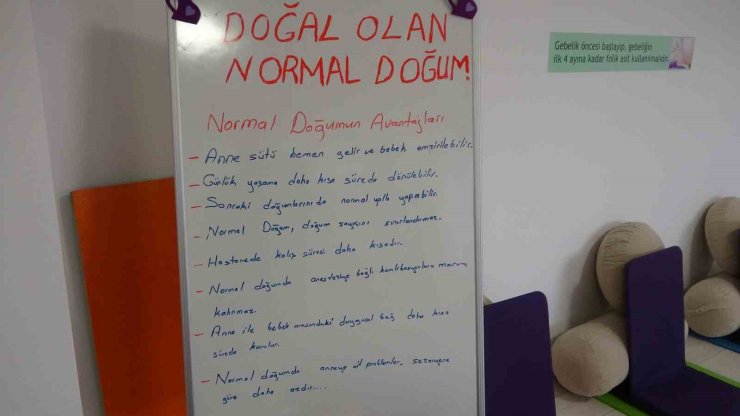 TUZLA DEVLET HASTANESİ’NDE ANNE ADAYLARI NORMAL DOĞUMA TEŞVİK EDİLİYOR