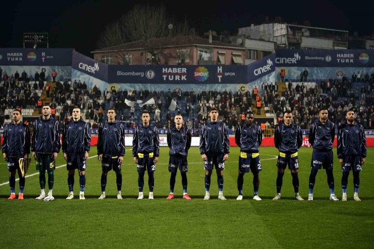 ZİRAAT TÜRKİYE KUPASI: KASIMPAŞA: 0 - FENERBAHÇE: 1 (MAÇ DEVAM EDİYOR)